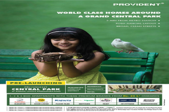 Pre-Launching Provident Central Park with world class homes at Judicial Layout in Bangalore